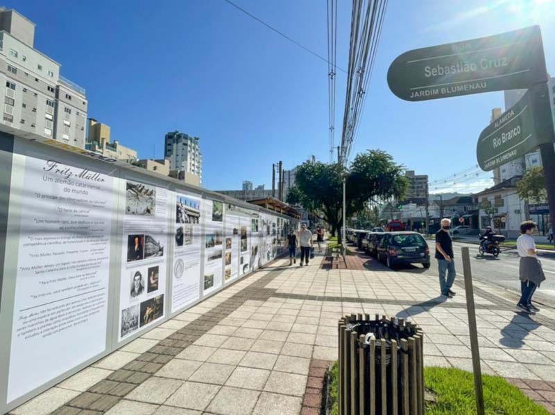 Freiluftausstellung in der Stadt